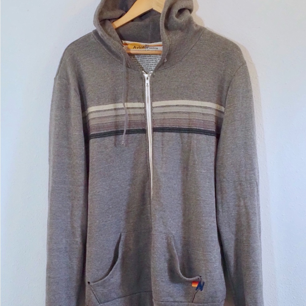 Gray Men's Sweater XL Aviator Nation